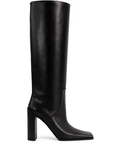 Alaïa botas con puntera cuadrada y tacón de 90mm