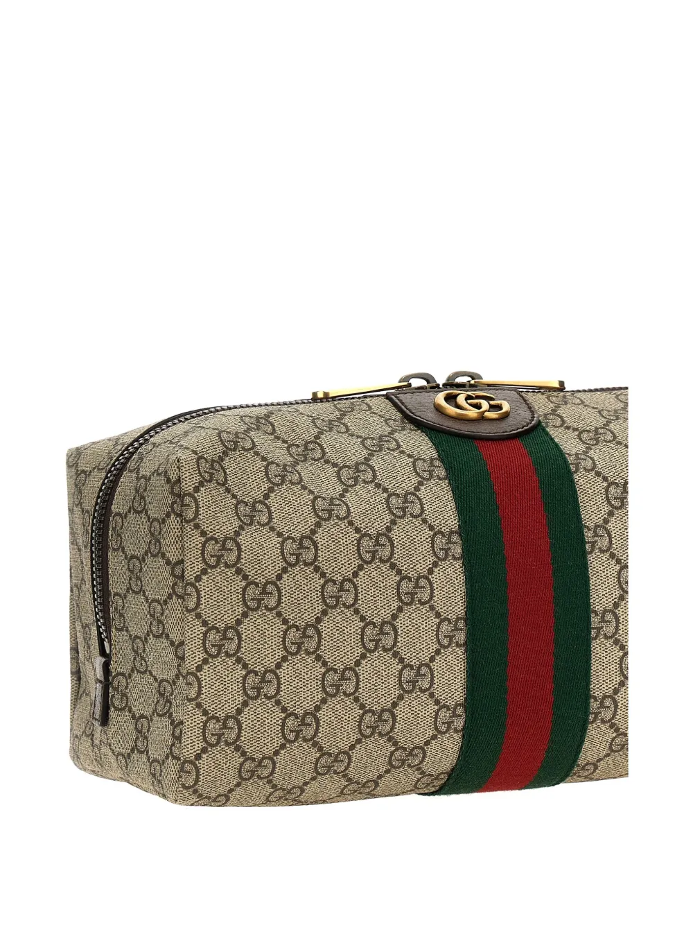 Gucci Ophidia logo wash bag - Beige
