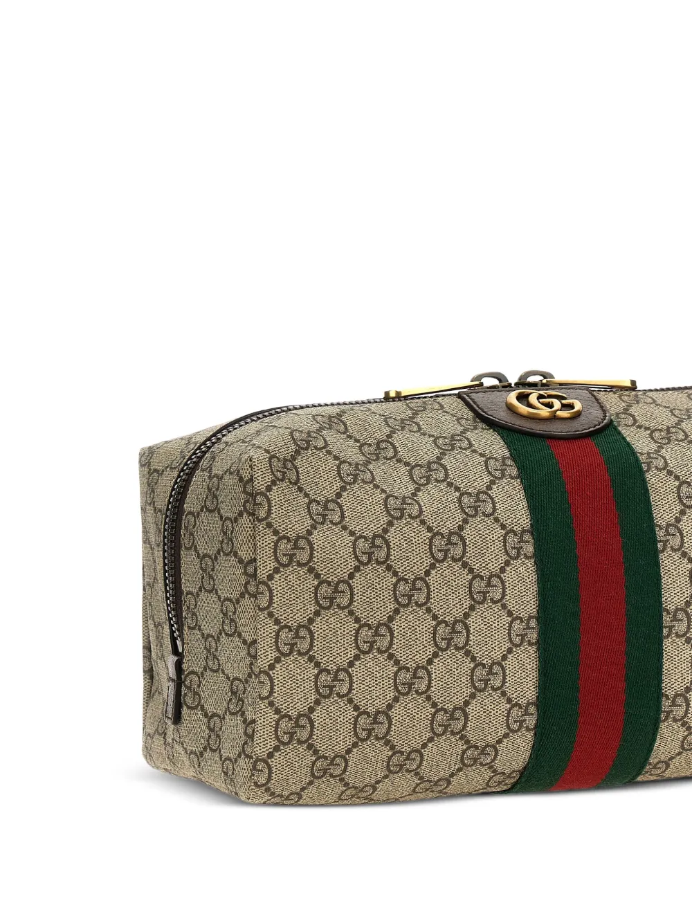  Gucci Ophidia Logo Wash Bag - Neutrals 