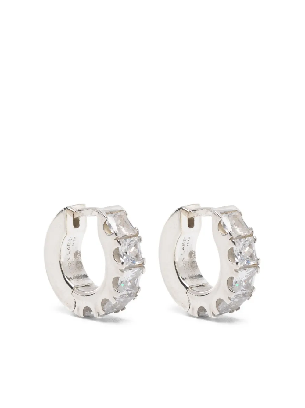 Hatton Labs pave set earring | Silver | Image 1