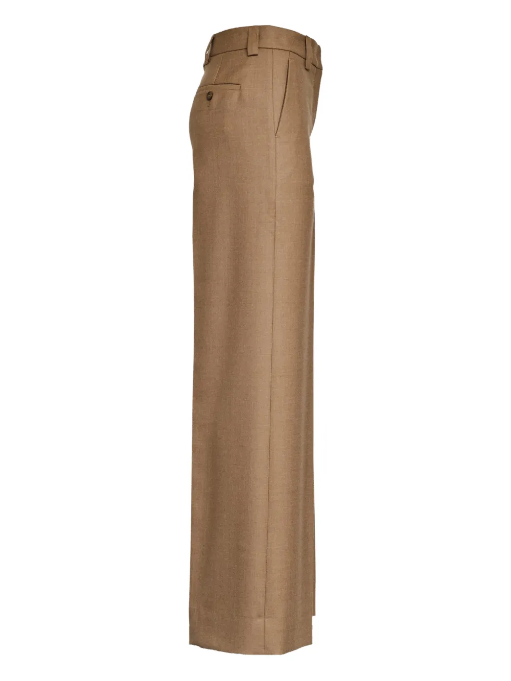 Incotex Neera Pressed-crease Trousers In Brown