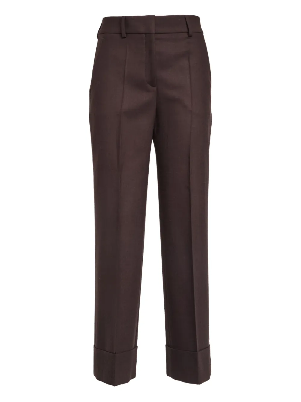 Incotex Arlys cuffed-hem tailored trousers | Brown | Image 1