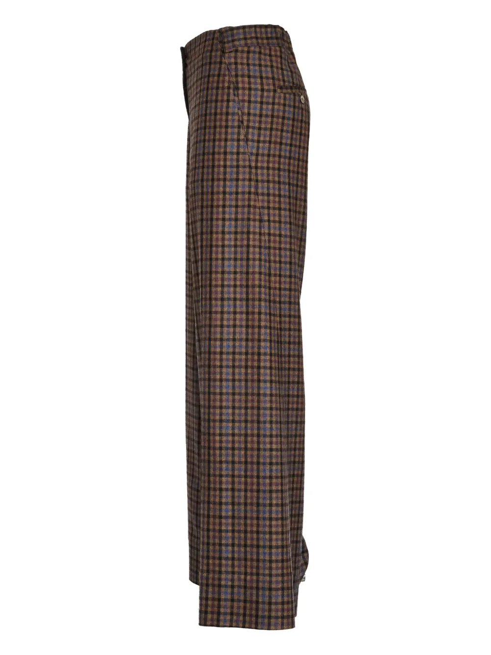 QL2 Marica check-pattern trousers | Pantalones palazzo | Image 2