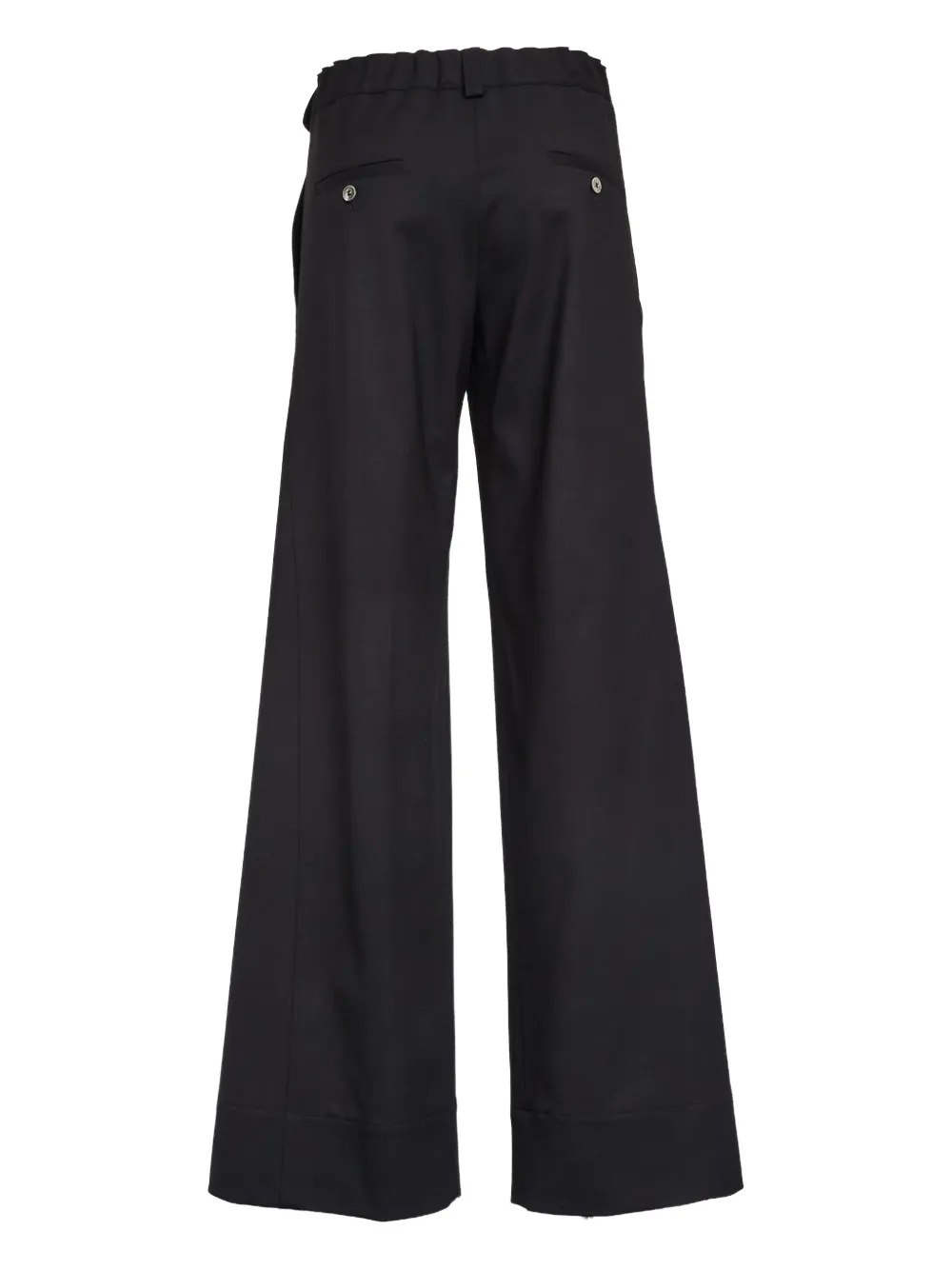  Ql2 Marica Flat-front Trousers - Black 