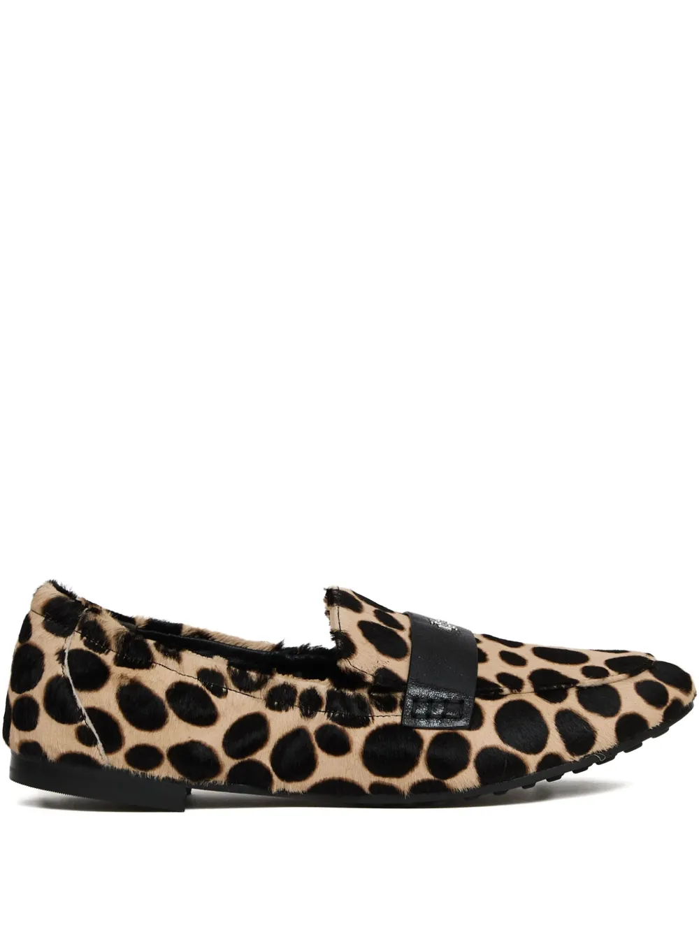 Tory Burch Loafers met luipaardprint Beige