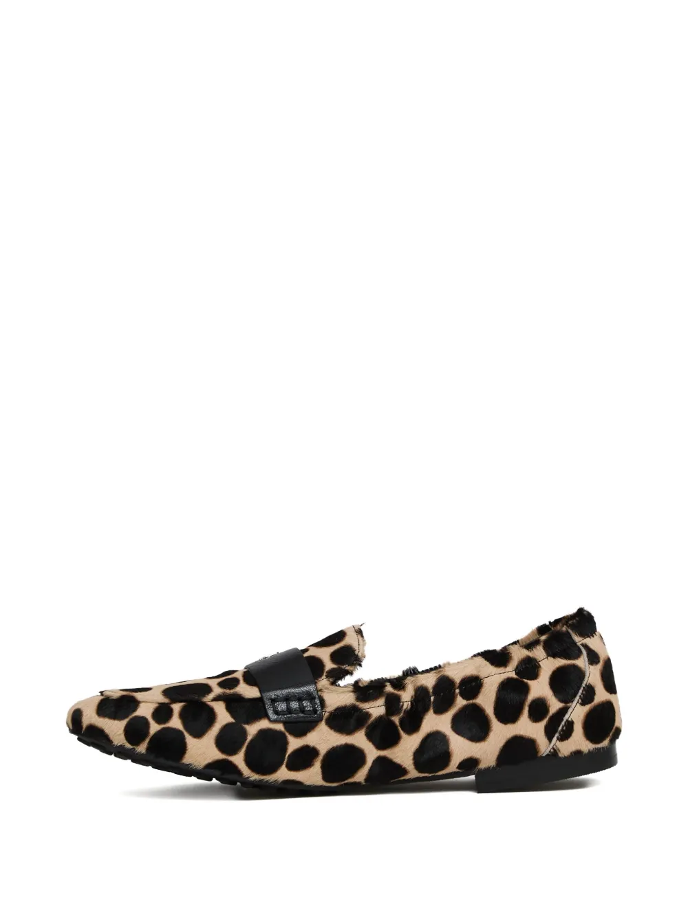 Tory Burch Leopard-printed Loafers In Neutral