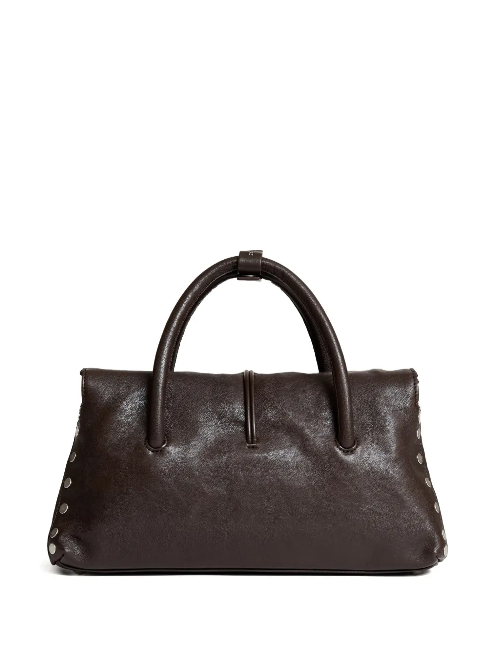 Zanellato leather tote bag - Bruin