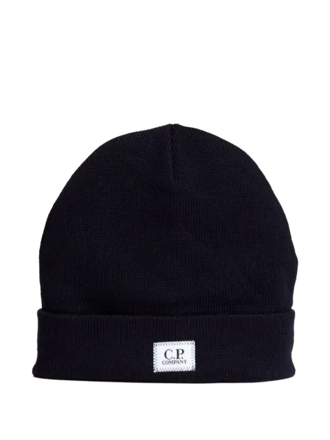 C.P. Company extrafine merino wool beanie hat