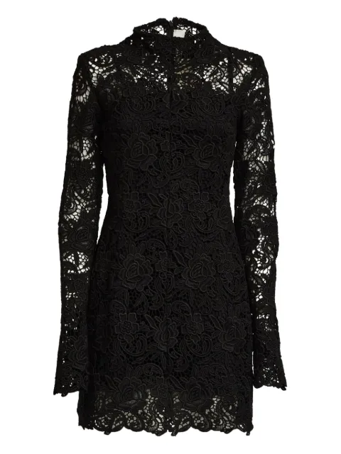 Sportmax lace long-sleeve mini dress