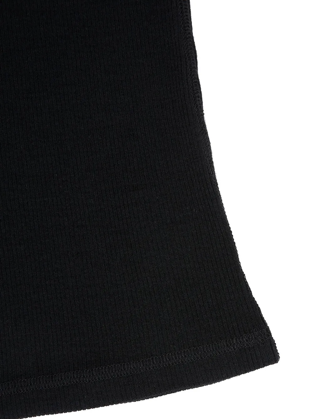 Vis-a-vis Ribbed Jersey Turtleneck In Black