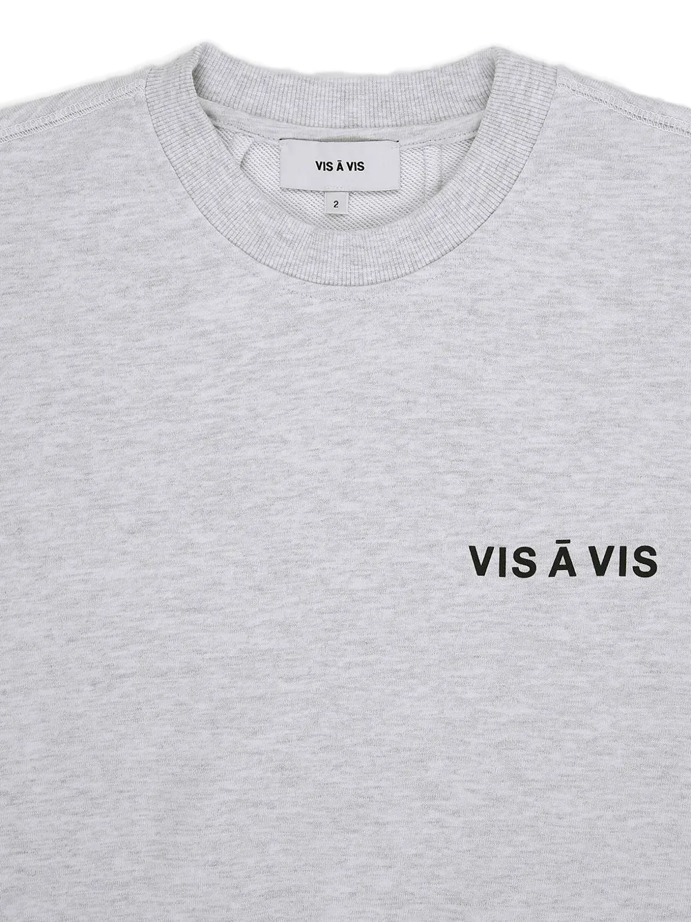Vis-a-vis Logo Sweatshirt In Gray