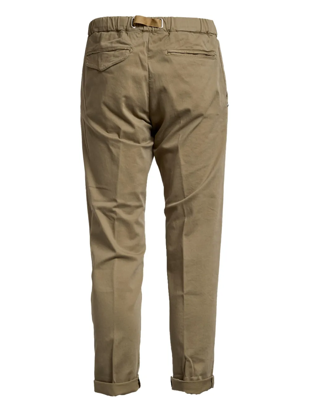 White Sand Broek met elastische tailleband Beige