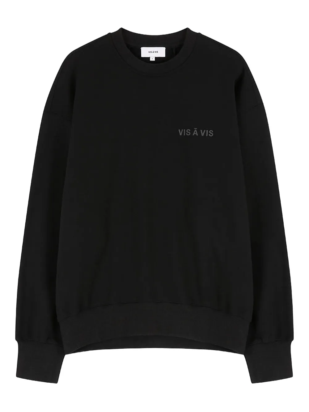 Vis-a-vis Logo Sweatshirt In Black