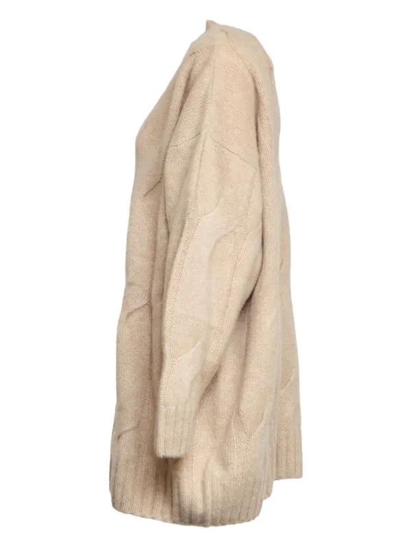 Allude ケーブルニット セーター | ニュートラル | FARFETCH JP