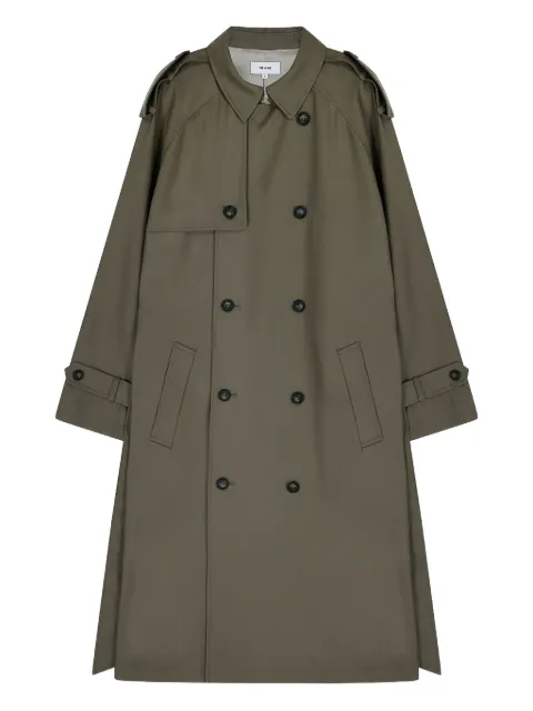 Vis A Vis double-breasted belted wool coat