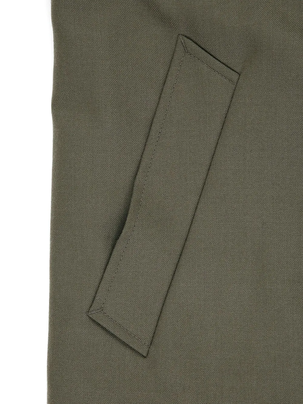 Vis-a-vis Double-breasted Belted Wool Coat In Green