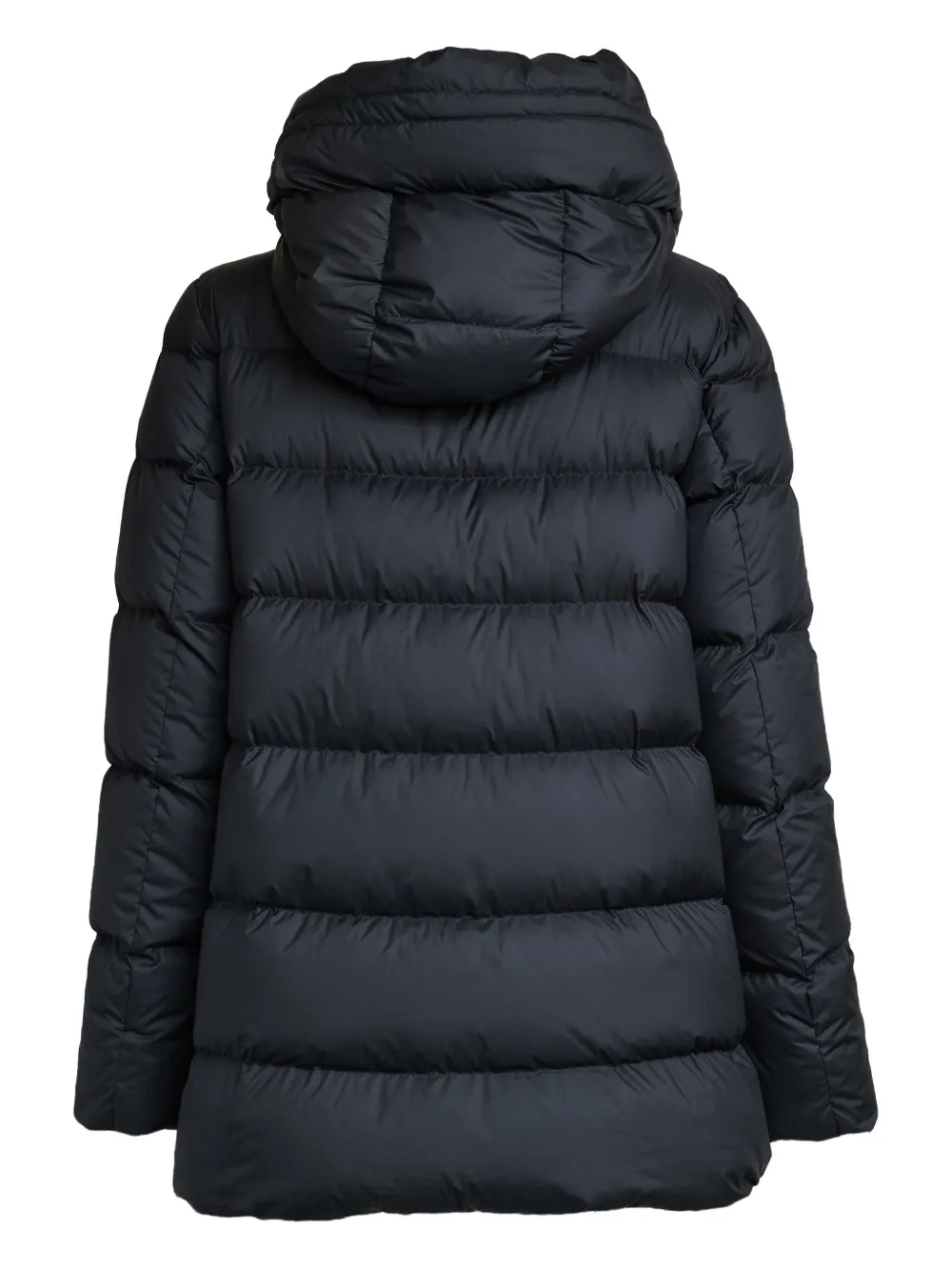 Add hooded ped coat - Zwart