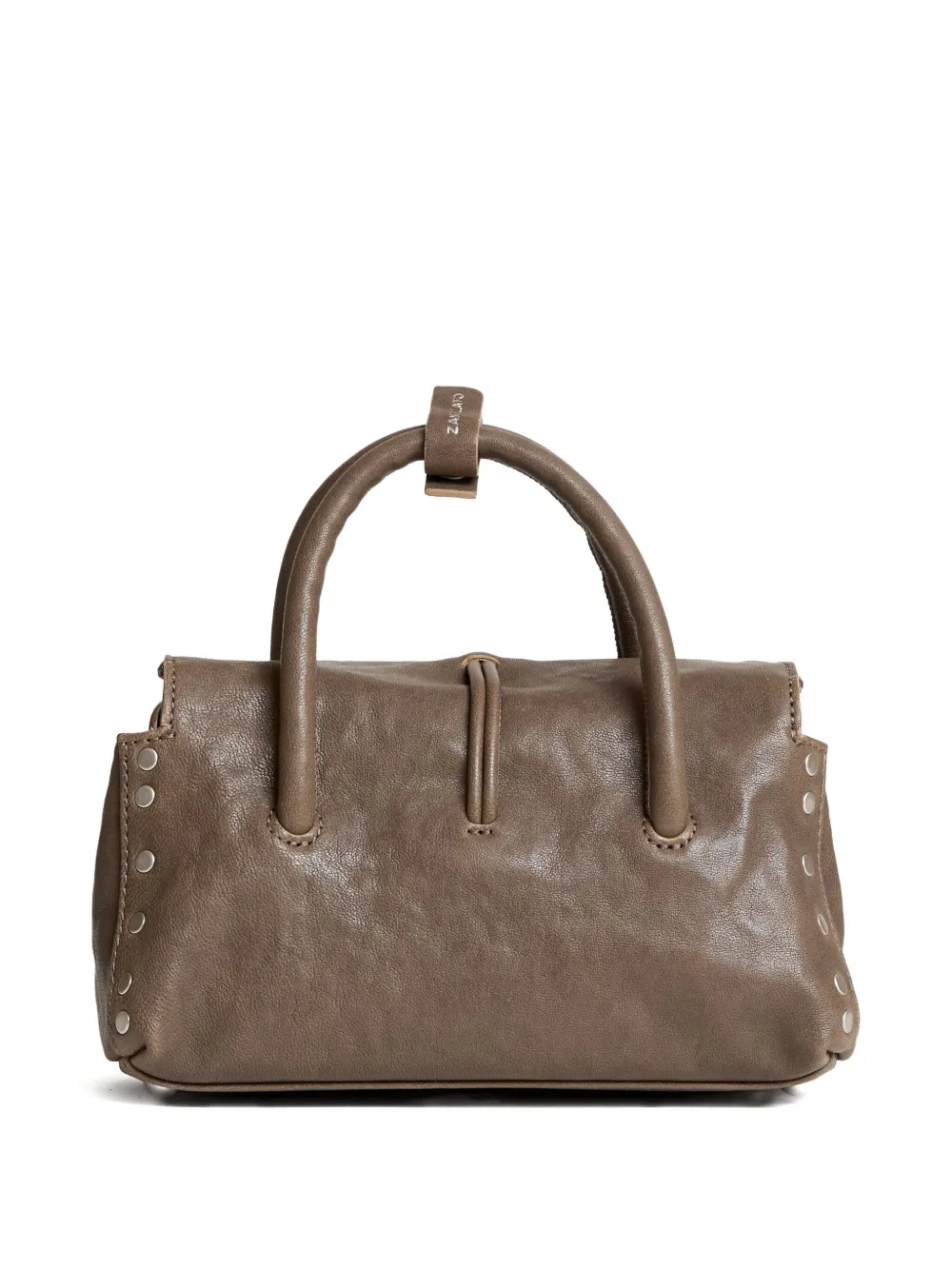 Zanellato Dotta Leather Small Bag In Brown