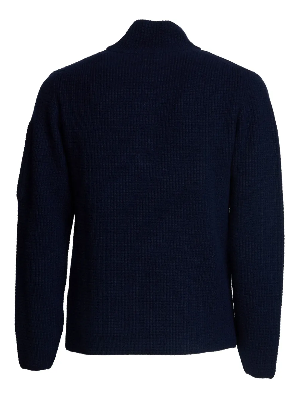 C.P. Company Sweater met hoge kraag en rits Blauw