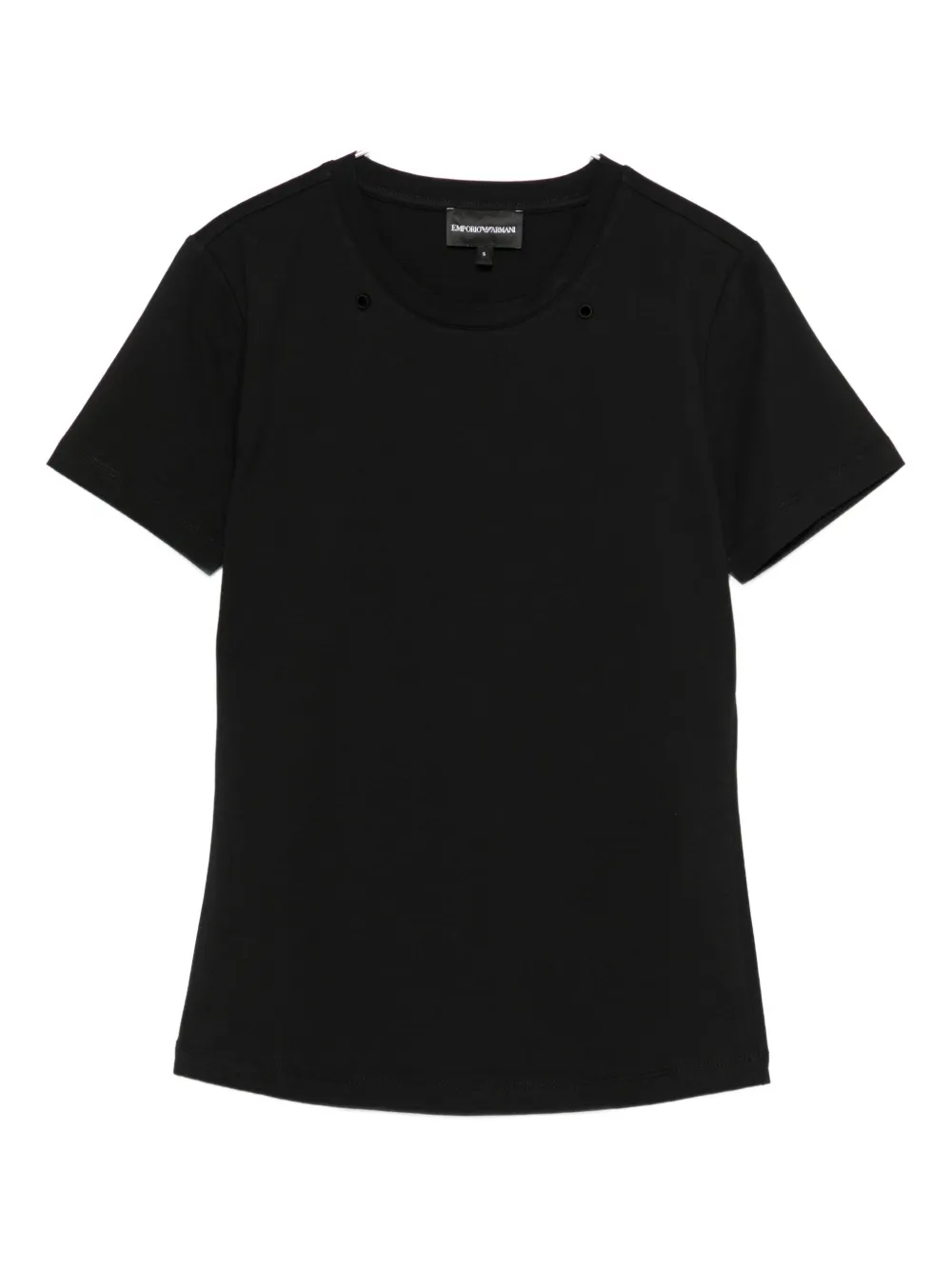 Emporio Armani Short Sleeve T-shirt In Black