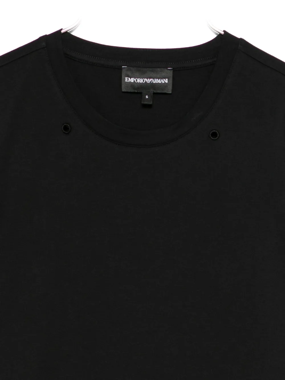 Emporio Armani Short Sleeve T-shirt In Black