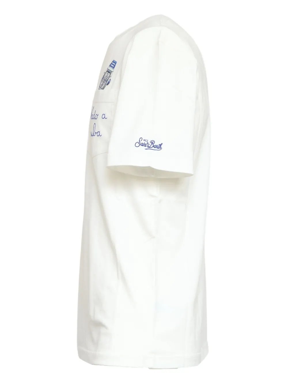 MC2 Saint Barth Connor T-shirt met ronde hals Beige