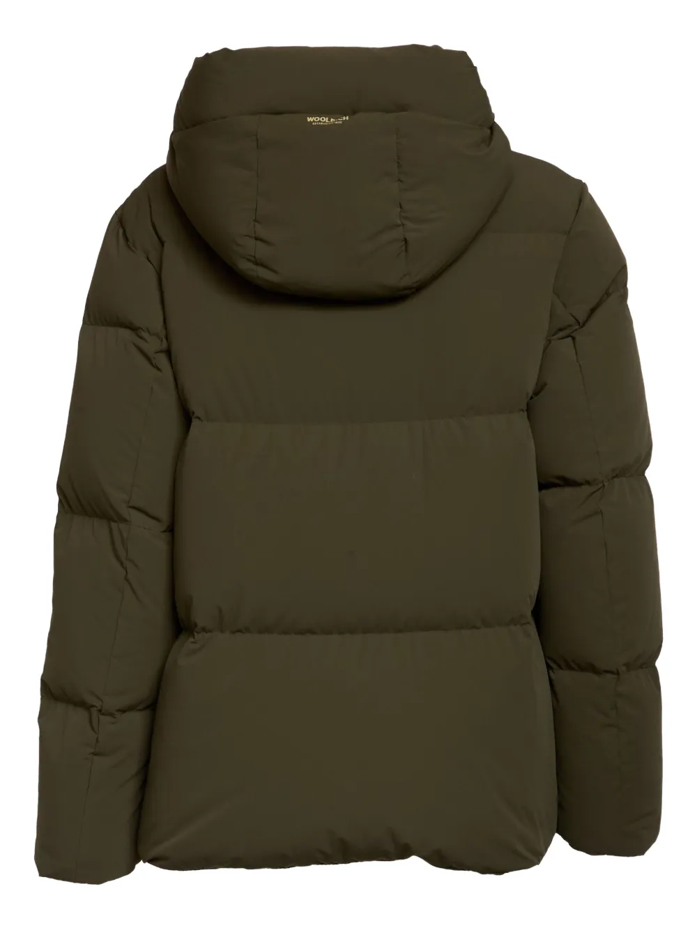 Woolrich Donsjack met capuchon Groen