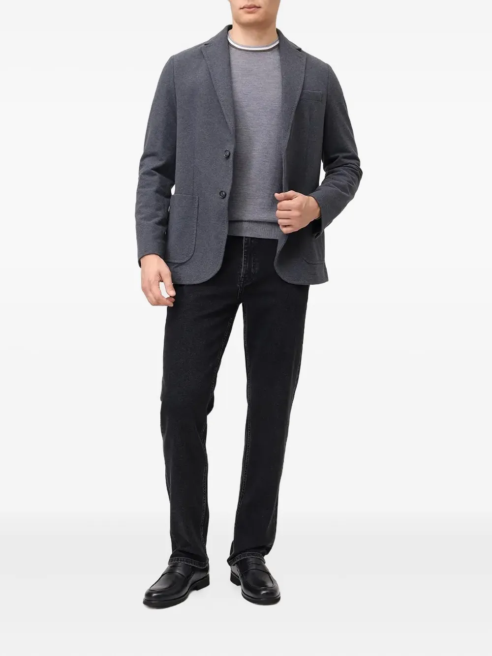Circolo 1901 single-breasted patch-pockets blazer | Blazers | Image 2