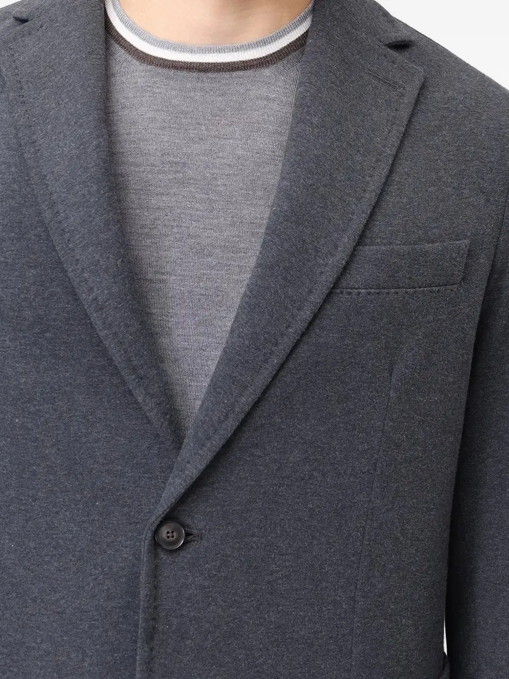 Circolo 1901 Blazer met enkele rij knopen Grijs