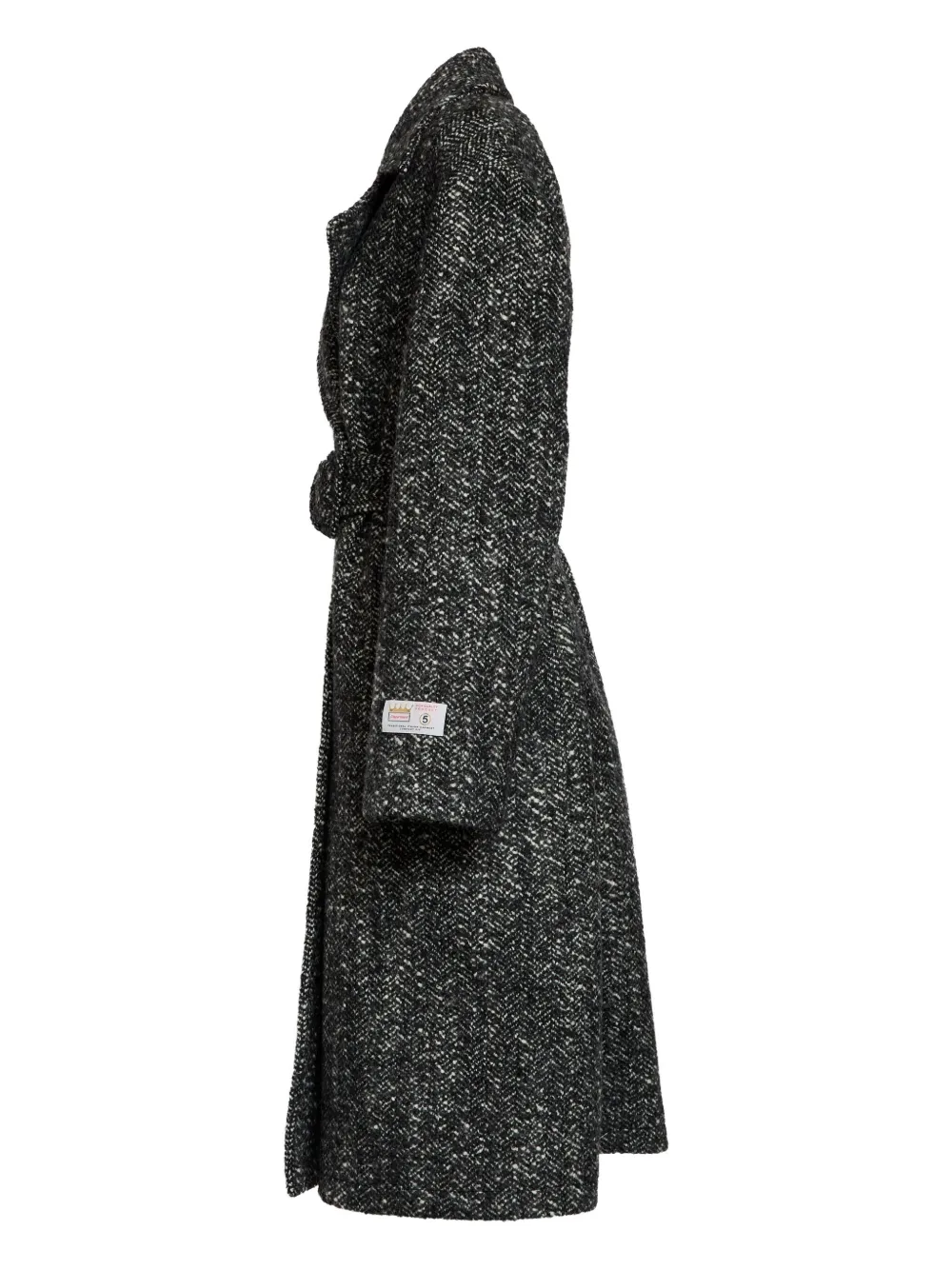 Department Five Double-breasted Moses Trench Coat In Black