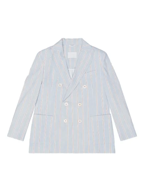 Circolo 1901 abrigo con doble botonadura y motivo de rayas