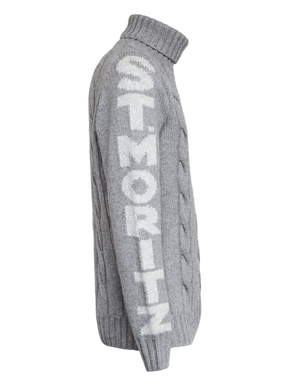 MC2 Saint Barth St. Moritz kabelgebreide coltrui Grijs