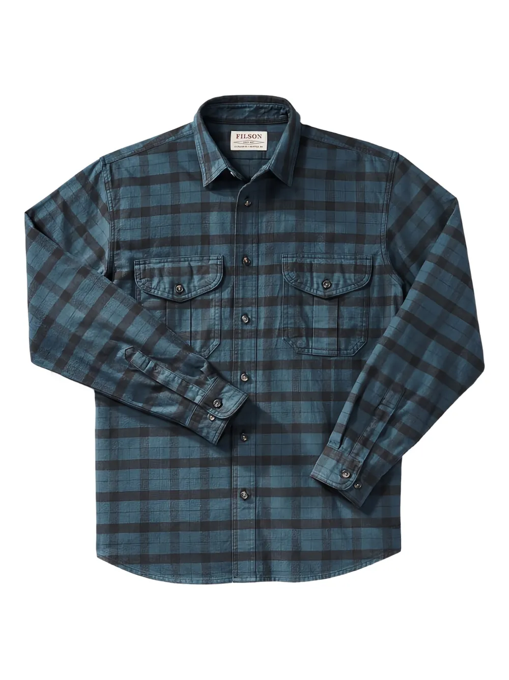 Filson Alaskan Buttoned Plaid Shirt In Blue