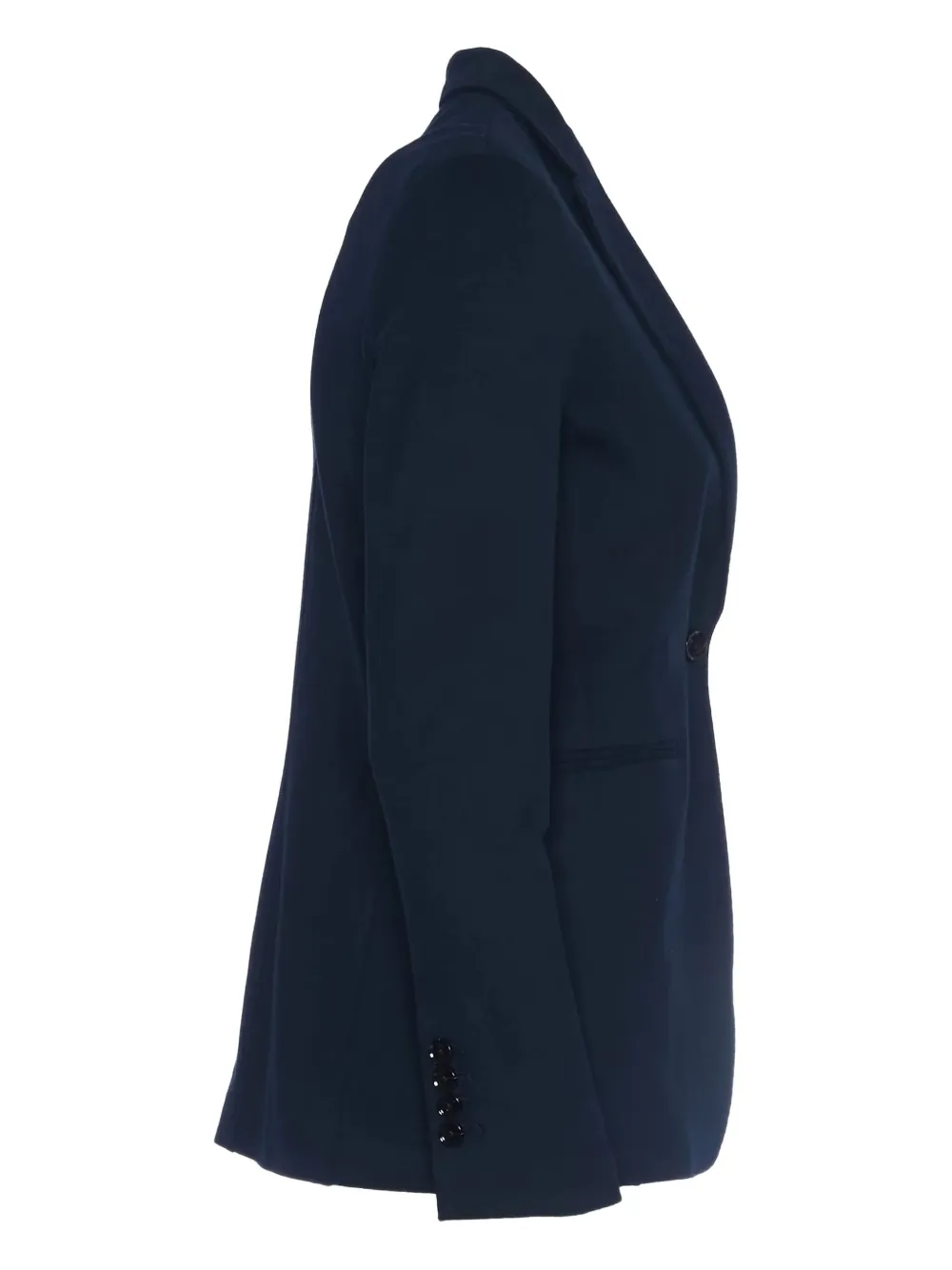 Circolo 1901 Slim-fit Blazer With Classic Lapel In Blue