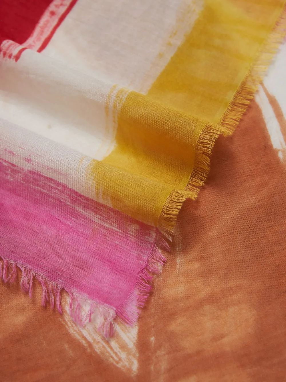 Faliero Sarti Life is Good vierkante sjaal - Wit