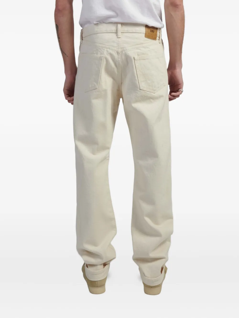 Edwin Button-fly Fastening Jeans In Neutral