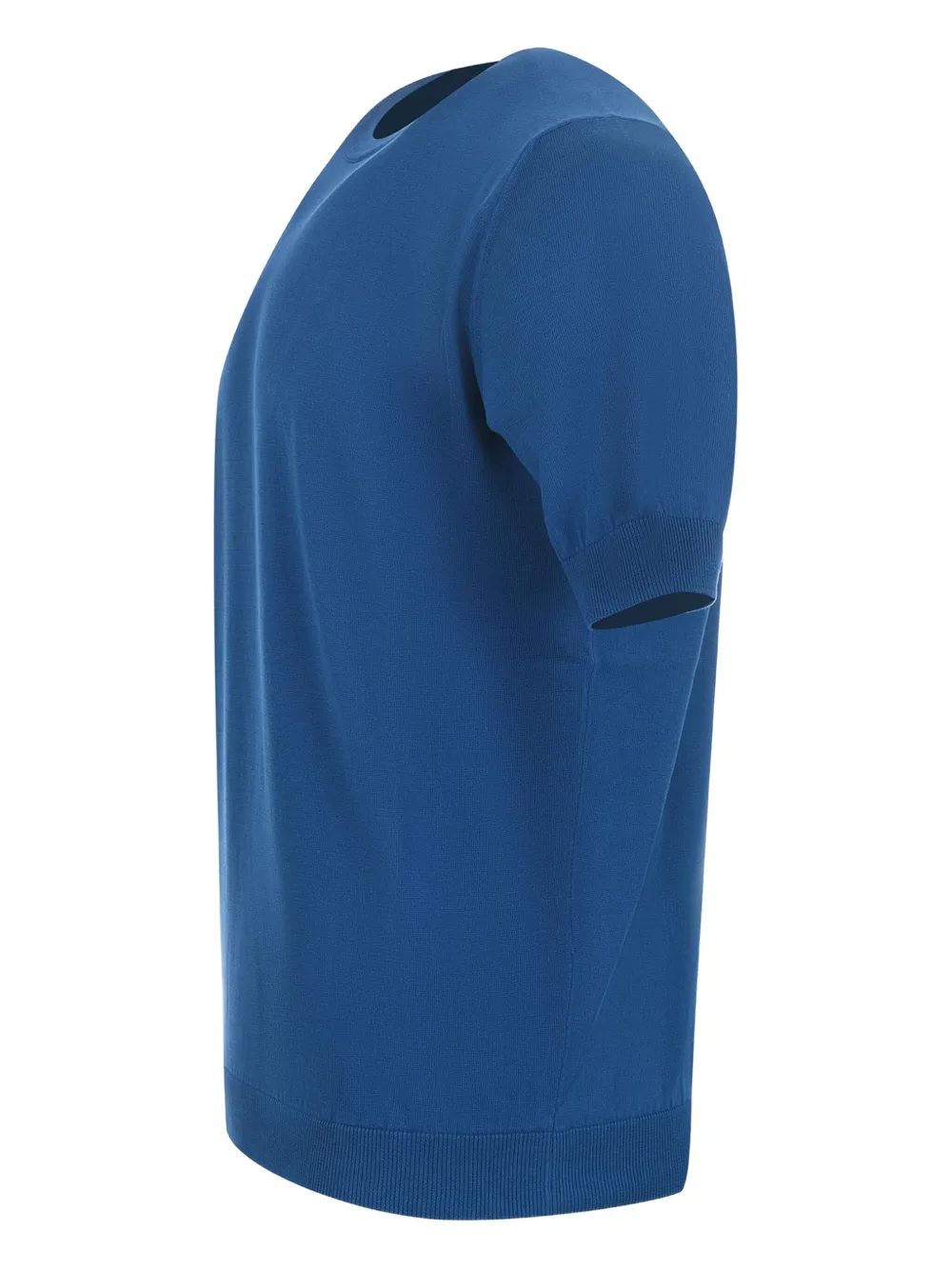 Filippo De Laurentiis Short-sleeved Crewneck T-shirt In Blue