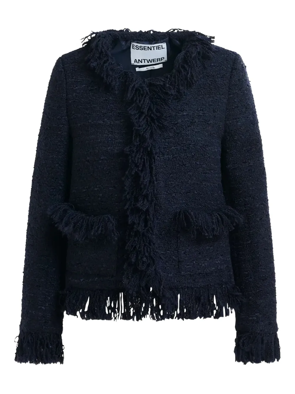 Essentiel Antwerp tweed jacket | Blue | Image 1