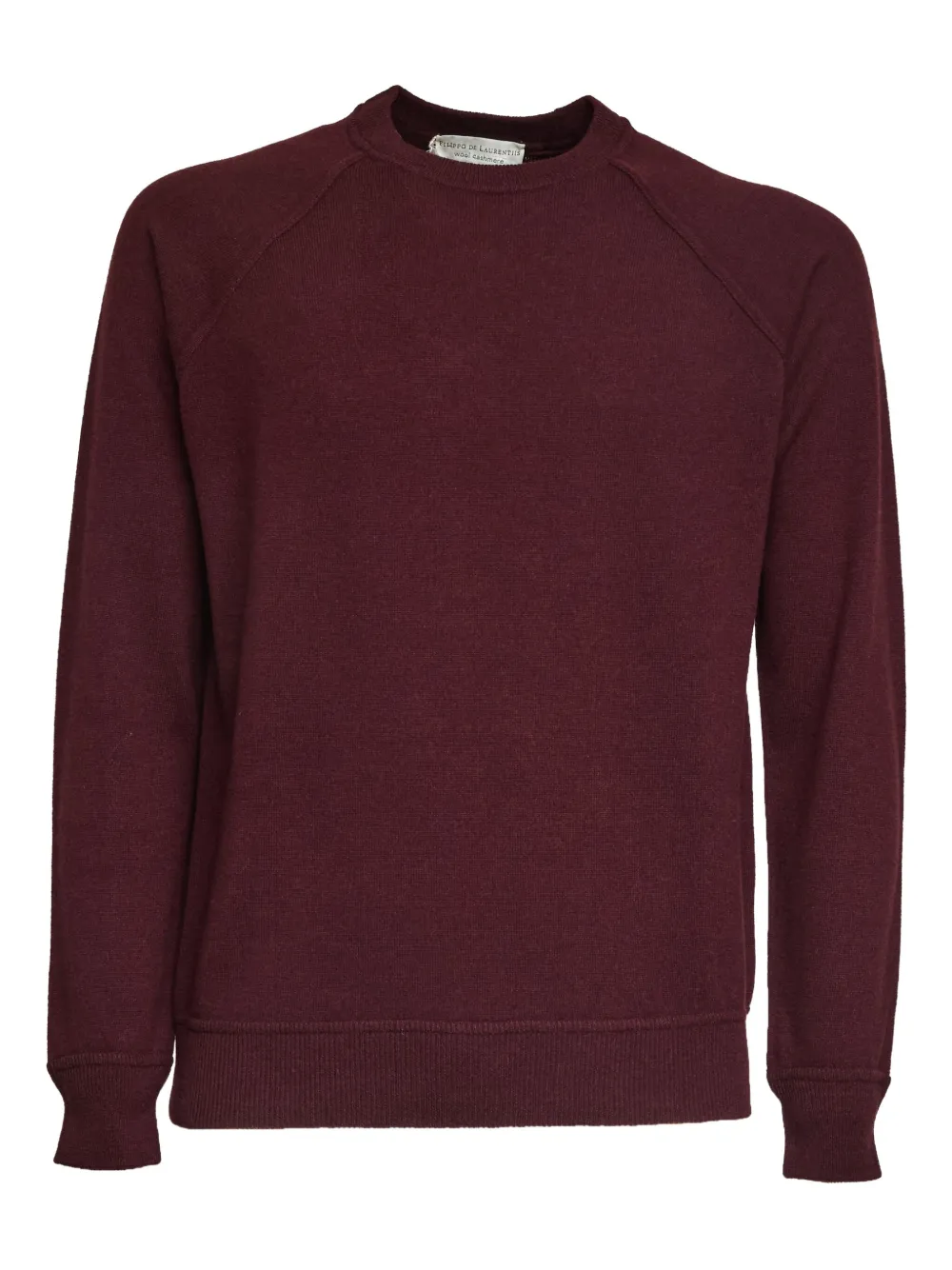 Filippo De Laurentiis raglan-sleeve crew-neck sweatshirt | Red | Image 1