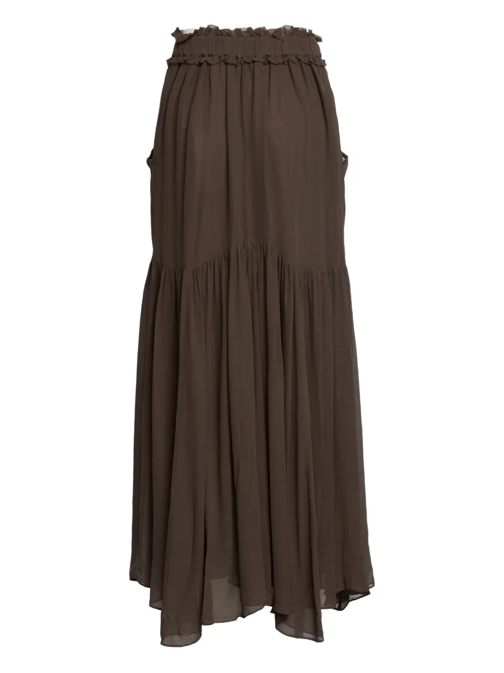 ISABEL MARANT Besma elasticated-waist maxi skirt | Asymmetric & Draped Skirts | Image 2