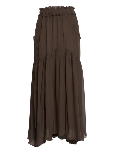 MARANT ÉTOILE Besma elasticated-waist maxi skirt