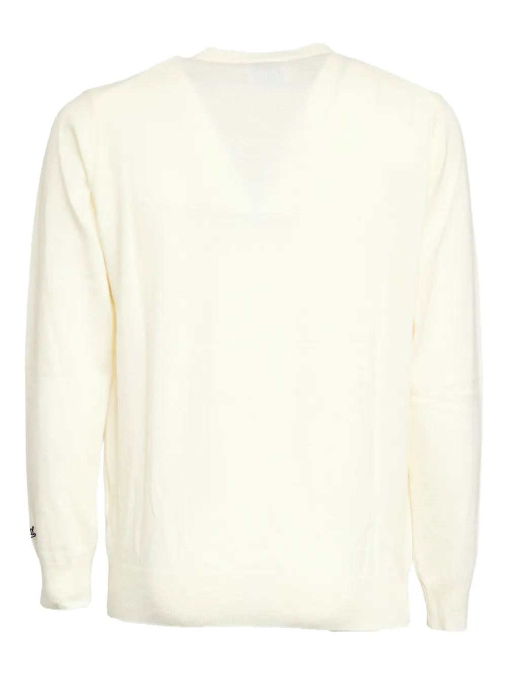 MC2 Saint Barth embroidered long-sleeve sweater - Beige