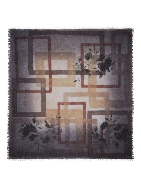 Faliero Sarti Krystal fringed-trim scarf