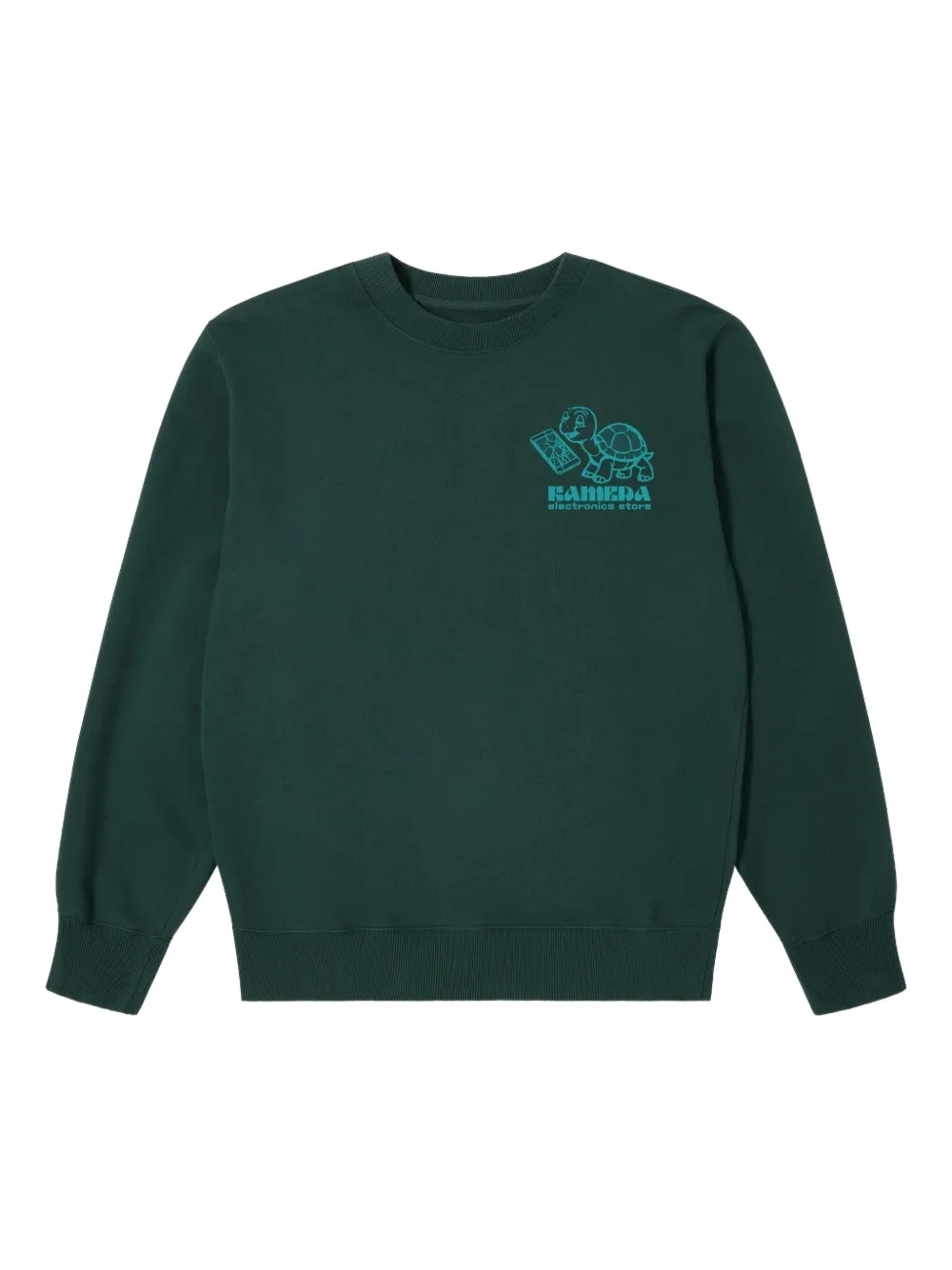 Edwin sudadera Kamera con cuello redondo | verde | Image 1