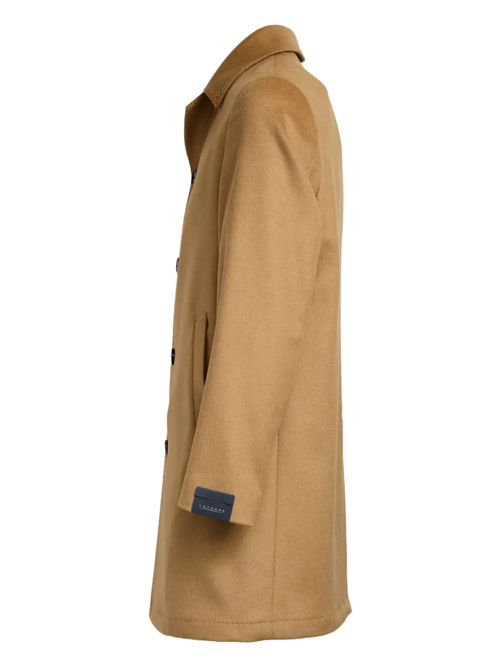  Sartorio Napoli Buttoned Coat - Brown 