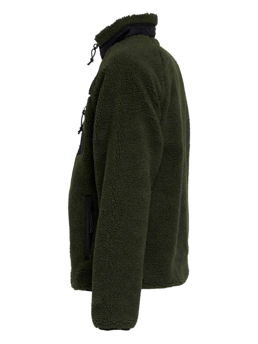 Carhartt Stylish Short Fleece Jacket Pockets In Green