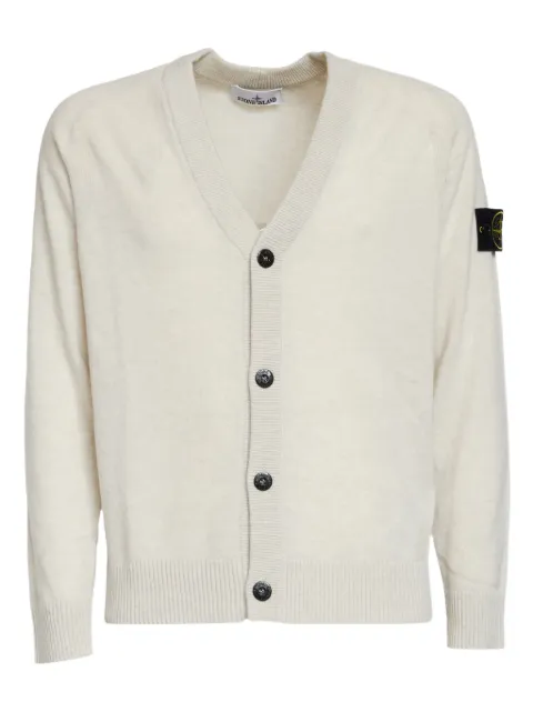 Stone Island button-fastening V-neck cardigan