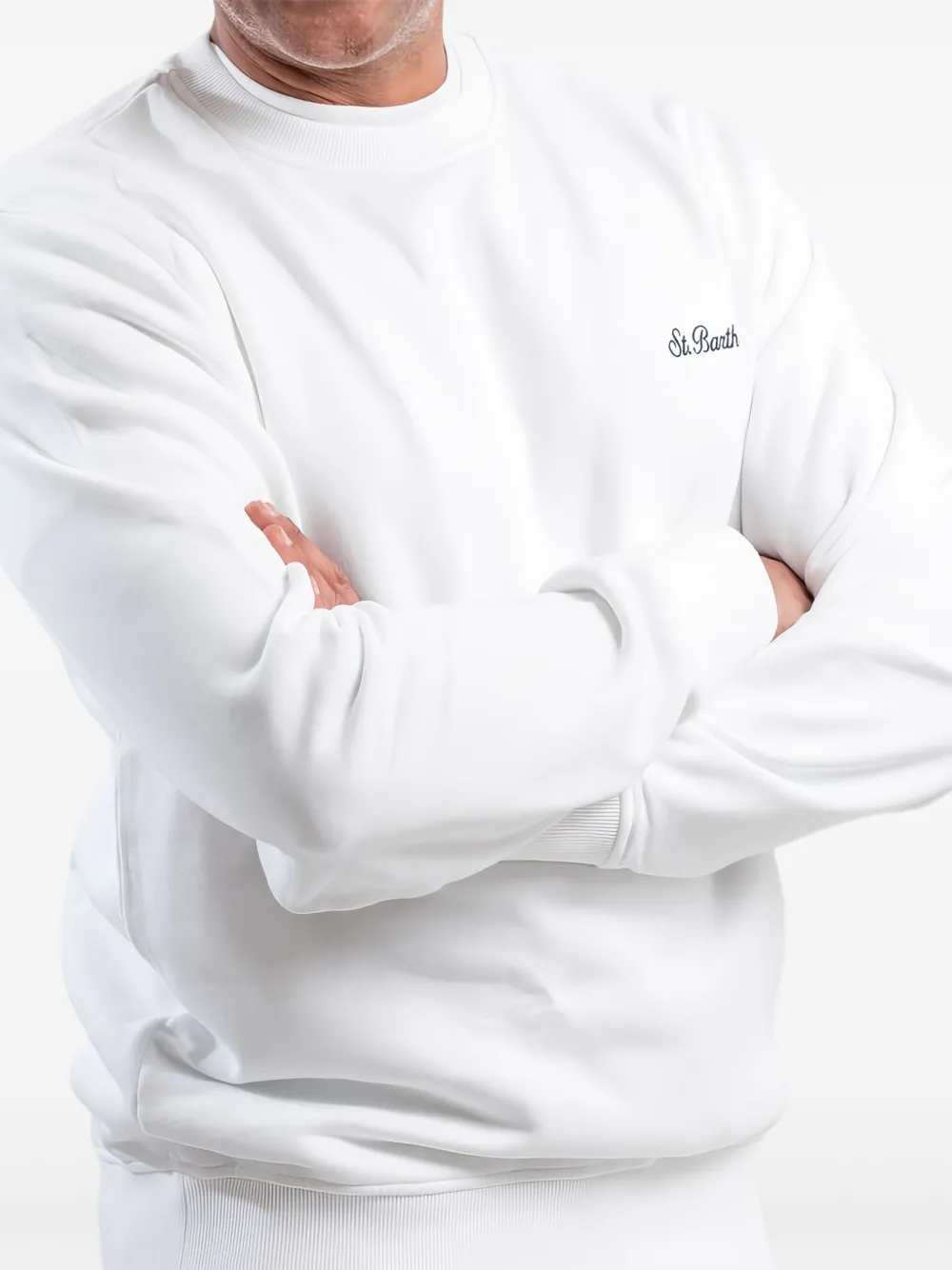 MC2 Saint Barth Ponza sweater met logo Wit