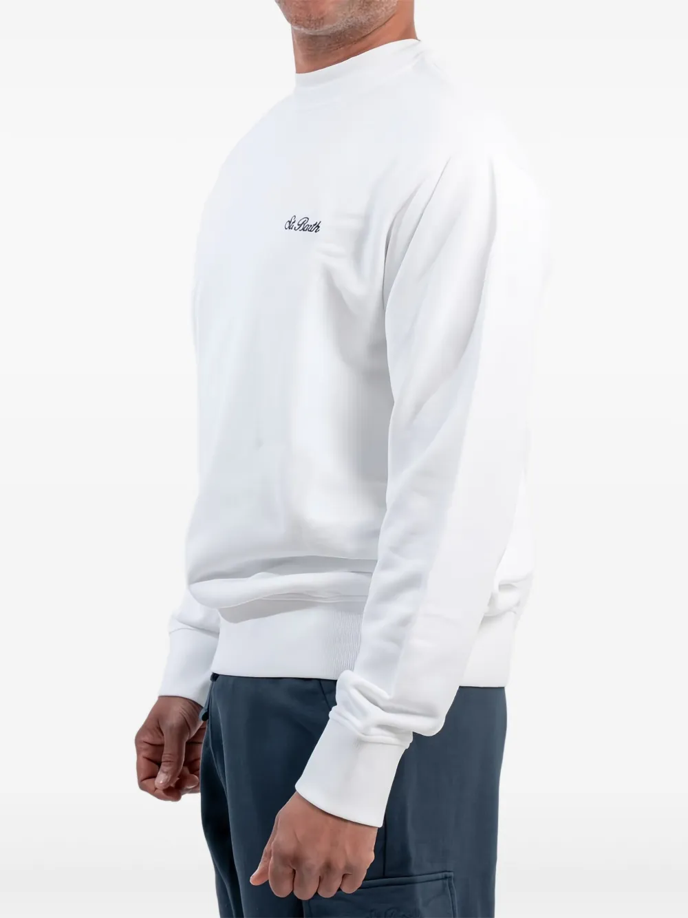 MC2 Saint Barth Ponza sweater met logo Wit