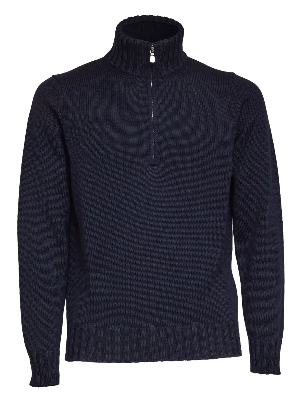 Filippo De Laurentiis half-zip wool sweater | Blue | Image 1